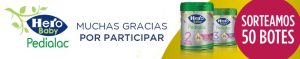 sorteo para bebes 50 lotes leche Hero Baby