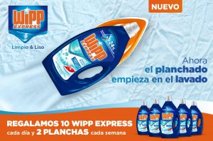 gana detergente gratis Wipp Express