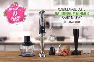 Sorteo Tu Casa Club 10 batidoras MINIPIMER