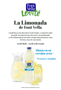 reembolso prueba gratis agua FontBella