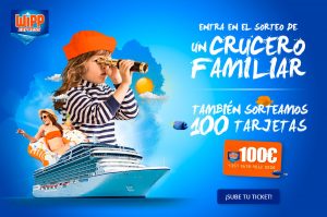sorteo crucero gratis y 100 tarjetas regalo