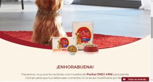 muestras gratis purina perros