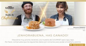 muestras gratis gatos Purina Gourmet