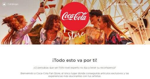 promoción coca cola fan store