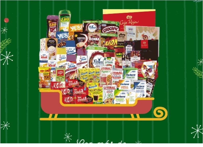 productos del sorteo cestas navidad nestlé