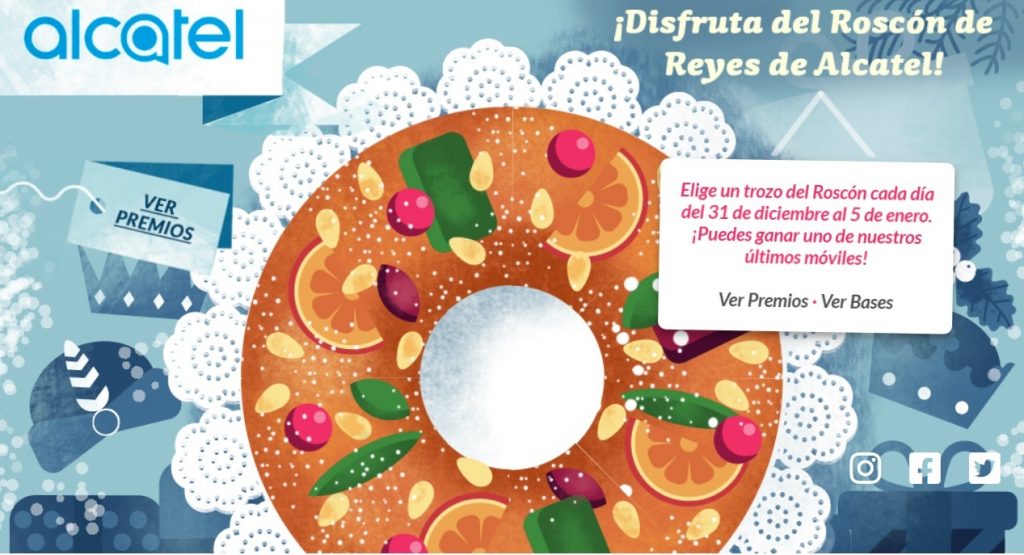 sorteo alcatel roscon de reyes