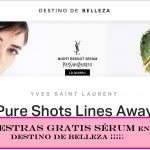nuevas muestras gratis en Destino de Belleza