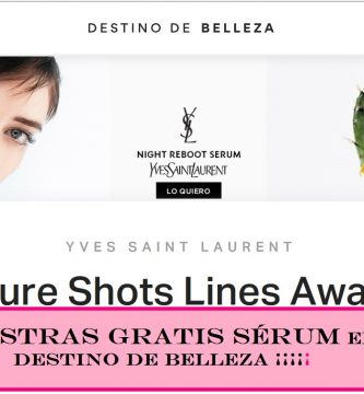 nuevas muestras gratis en Destino de Belleza
