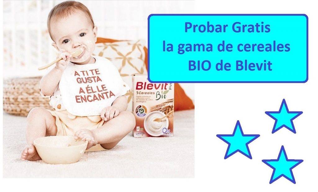 probar gratis cereales BIO Blevit