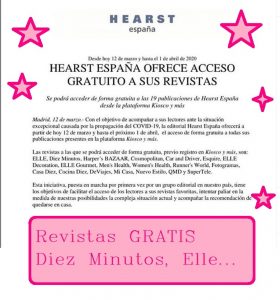 revistas gratis para cuarentena Coronavirus