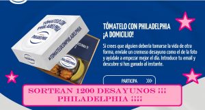 sorteo philadelphia 1200 desayunos