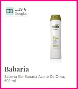bagify ofertas en higuene Gel de Baño Babaria