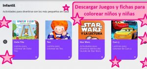 Descargar Gratis Juegos para Colorear Paleta de los Libros