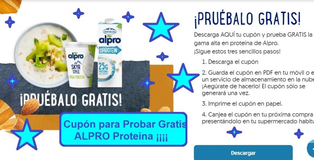 💖 Probar Gratis Alpro gracias a un Cupón ¡¡¡ 💖 Cupones descuento