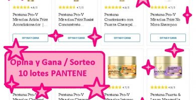 sorteo 10 lotes pantene miracle