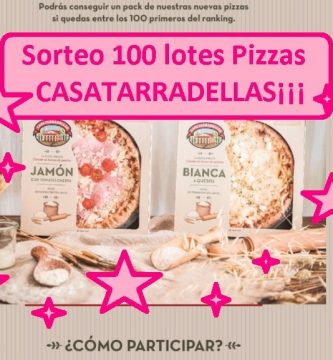sorteo 100 lotes pizza casatarradellas ¡¡Consigue una pizza gratis¡¡