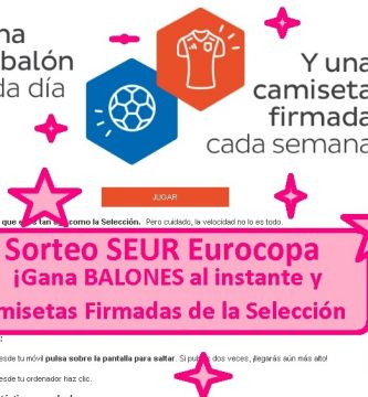 Sorteo SEUR Eurocopa Balones y Camisetas gratis Selección