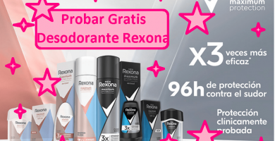 probar gratis desodorante rexona