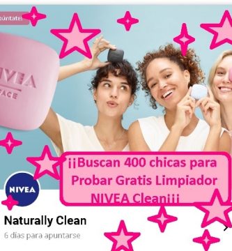 probar gratis limpiador sólido de nivea naturally clean