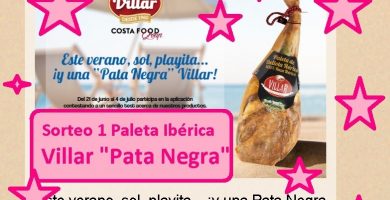 sorteo 1 paleta ibérica Villar Pata Negra
