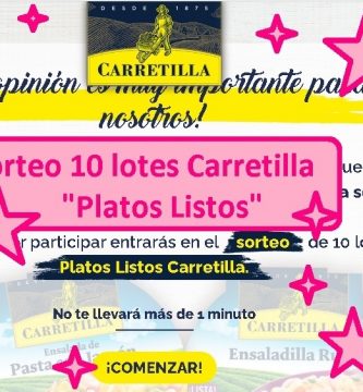 SORTEO CARRETILLA de 10 lotes platos listos