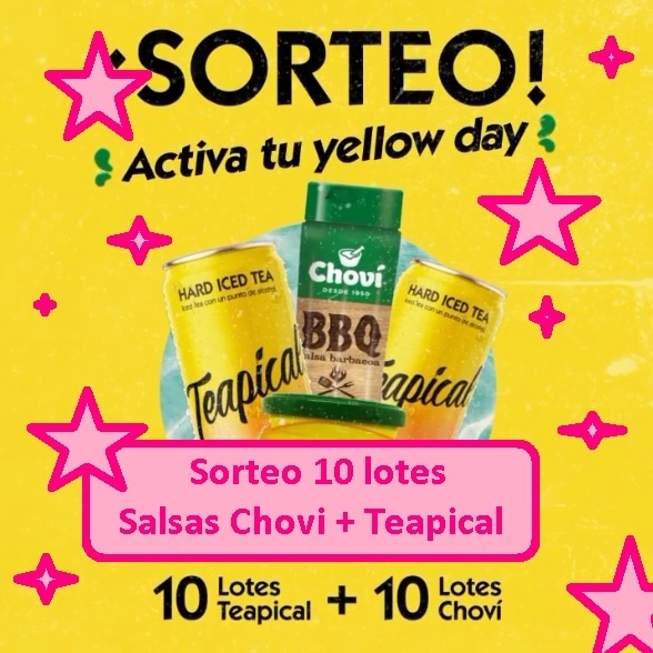 sorteos salsas chovi tropical