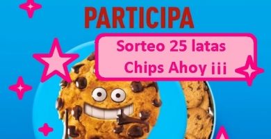 sorteo chips ahoy 25 latas galletas de chocolate