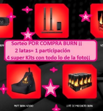 sorteo por compra Burn