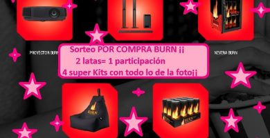 sorteo por compra Burn