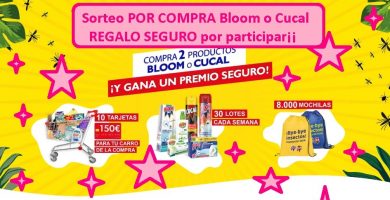 sorteo POR COMPRA Blomm o Cucal ¡Regalo seguro solo por participar¡