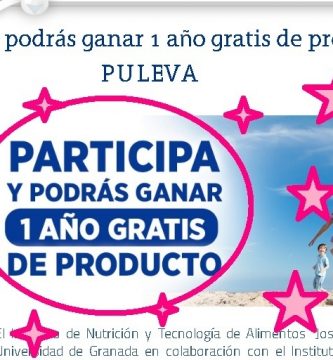 sorteo Puleva de 1 año gratis de productos