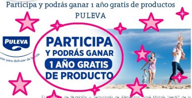 sorteo Puleva de 1 año gratis de productos