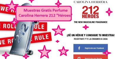 Muestras Gratis de Perfume Carolina Herrera 212