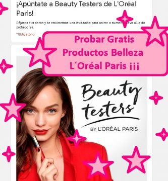 Probar Gratis Productos Belleza L´Oréal Paris