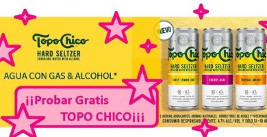 Probar Gratis TOPO CHICO nueva bebida refrescante