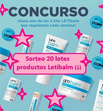 sorteo 20 lotes productos letibalm