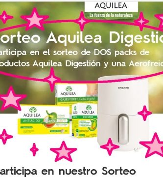 sorteo aquilea de 2 packs de productos mas aerofreidora