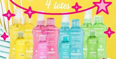 sorteo aromas de 4 lotes de Gel Hidroalcóholico BABARIA
