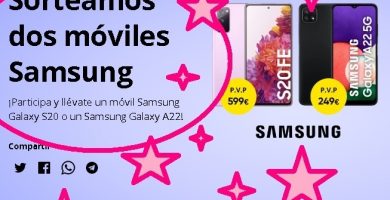 sorteo de 2 samsung galaxy