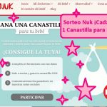 sorteo nuk canastilla para bebés CADA MES