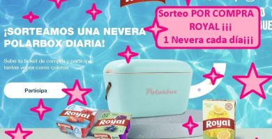 sorteo por compra royal de 1 nevera cada día