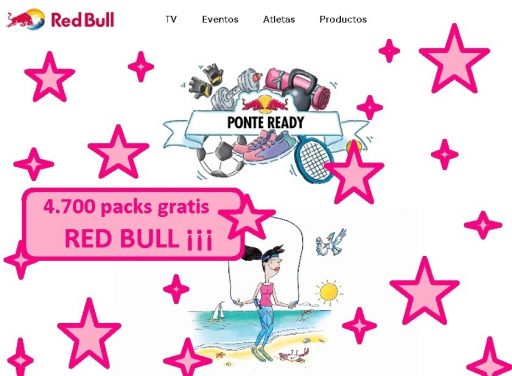 4700 packs gratis red bull