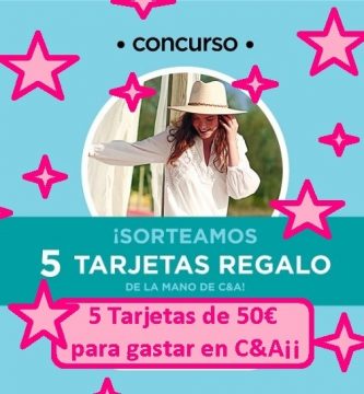 sorteo 5 tarjetas regalo por valor de 50€ para C&A