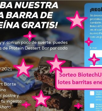 sorteo Biotechusa de 5 lotes barritas energéticas