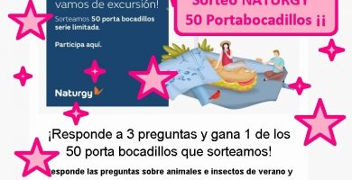 sorteo NATURGY de 50 portabocadillos
