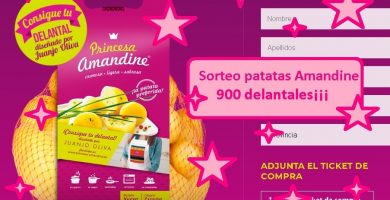 sorteo patatas Amandine de 900 delantales