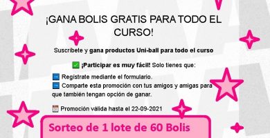Sorteo lote de 60 bolis Uni Ball