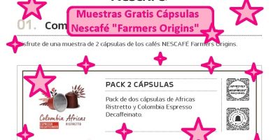 muestras gratis nescafé cápsulas Farmers Origins