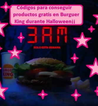 códigos gratis para Burguer King durante Halloween