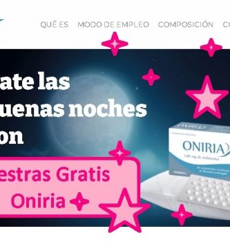 muestras gratis oniria